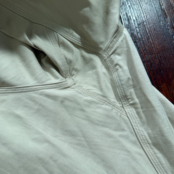 Duluth Trading Pants Men 46x30 Khaki Flex Fire Hose Canvas Relaxed Fit Workwear - Picture 7 of 14